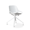 Aeris Numo 4-star base with glides white seat shell