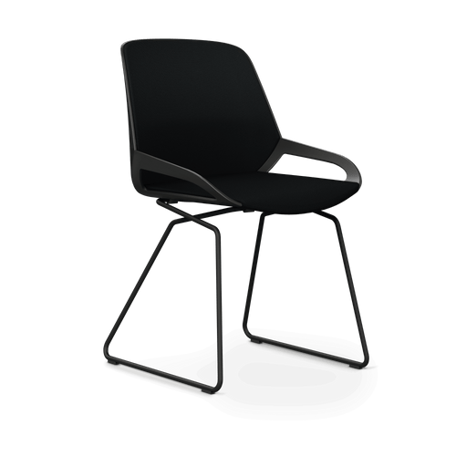 Aeris Numo Comfort Skid frame Stoelbekleding zwart