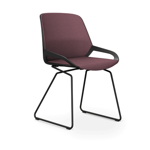 Aeris Numo Comfort skid frame seat cover light purple mottled