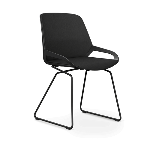Aeris Numo Comfort skid frame seat cover dark gray melange