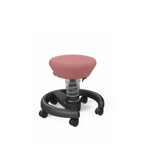 Beste Ergonomische Kinderstoel Aeris Swoppster, roze bekleding, zwart frame