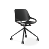 Best Home Office Chair Aeris Numo, Black Shell, Black Lacquered Frame