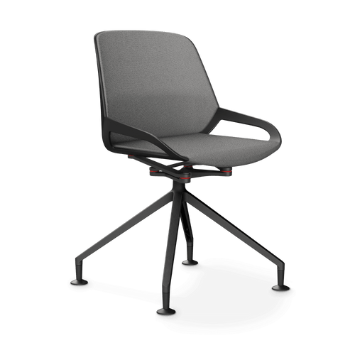 Aeris Numo Comfort Piedini della base Rivestimento del sedile grigio chiaro screziato