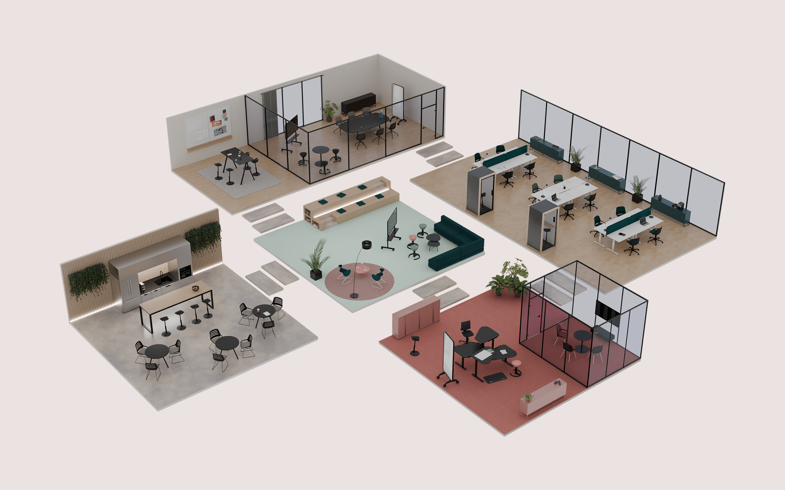 Aeris Active Office® Konzept | für Firmen, Architekten & Planer